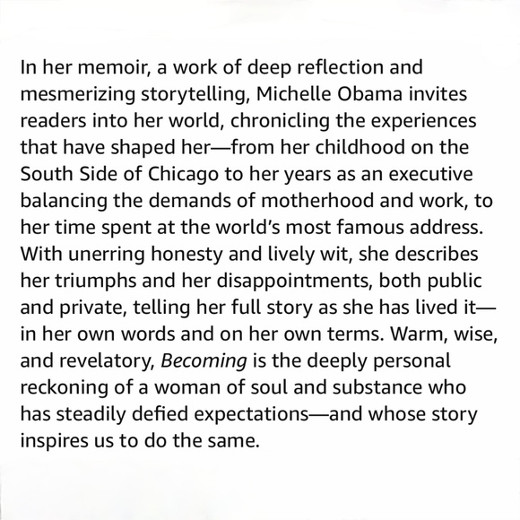 ✶FREE✶ ⇥·Becoming·⇤ Michelle Obama | Hard Cover Book + Hardback Copy Edition - Picture 5 of 16